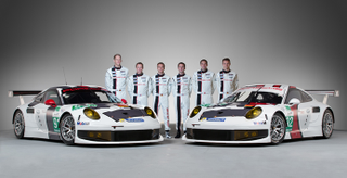 Illustration for article titled Porsche unveils new 911 RSR at Paul Ricard